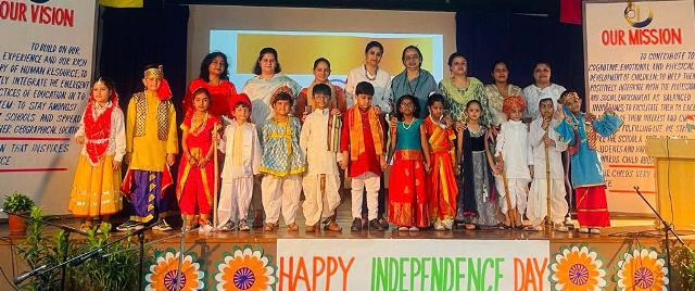 Independence Day Celebration by Pre-Primary Wing
